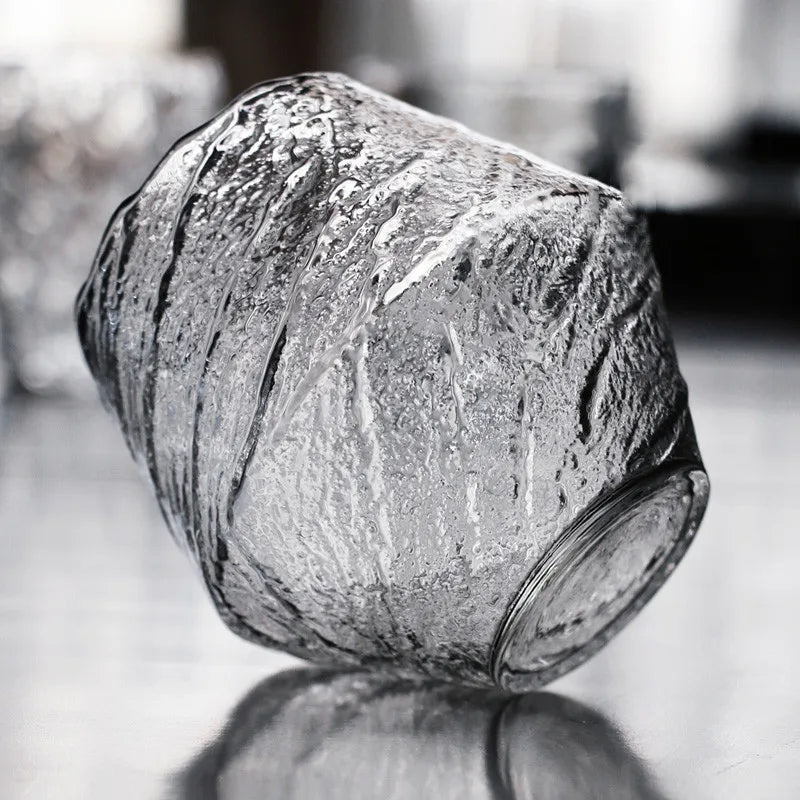 Japanese Handmade Hammered Whiskey Glass Heat-Resistant Juice Cup Liquor XO Whisky Crystal Wine Cognac Brandy Snifter