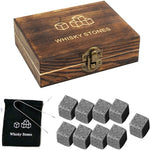 Granite Chilling Stones Whiskey Rocks Reusable Chilling Stones for Whiskey Wine Wine Cooling Cube Chilling Rock Party Bar Tool