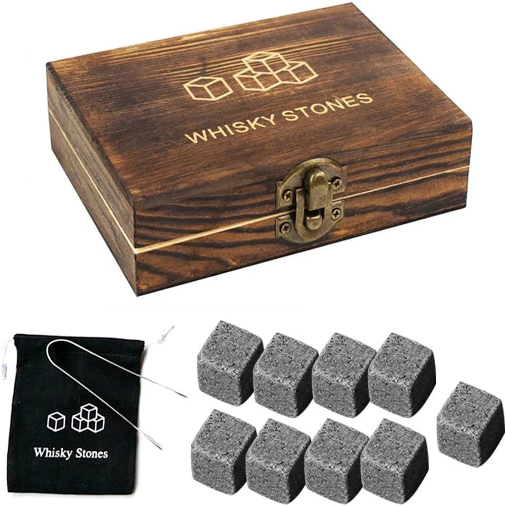 Heritage Granite Whiskey Stones Gift Set